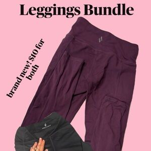 Brand New Purple & Black Skechers sportswear leggings BUNDLE